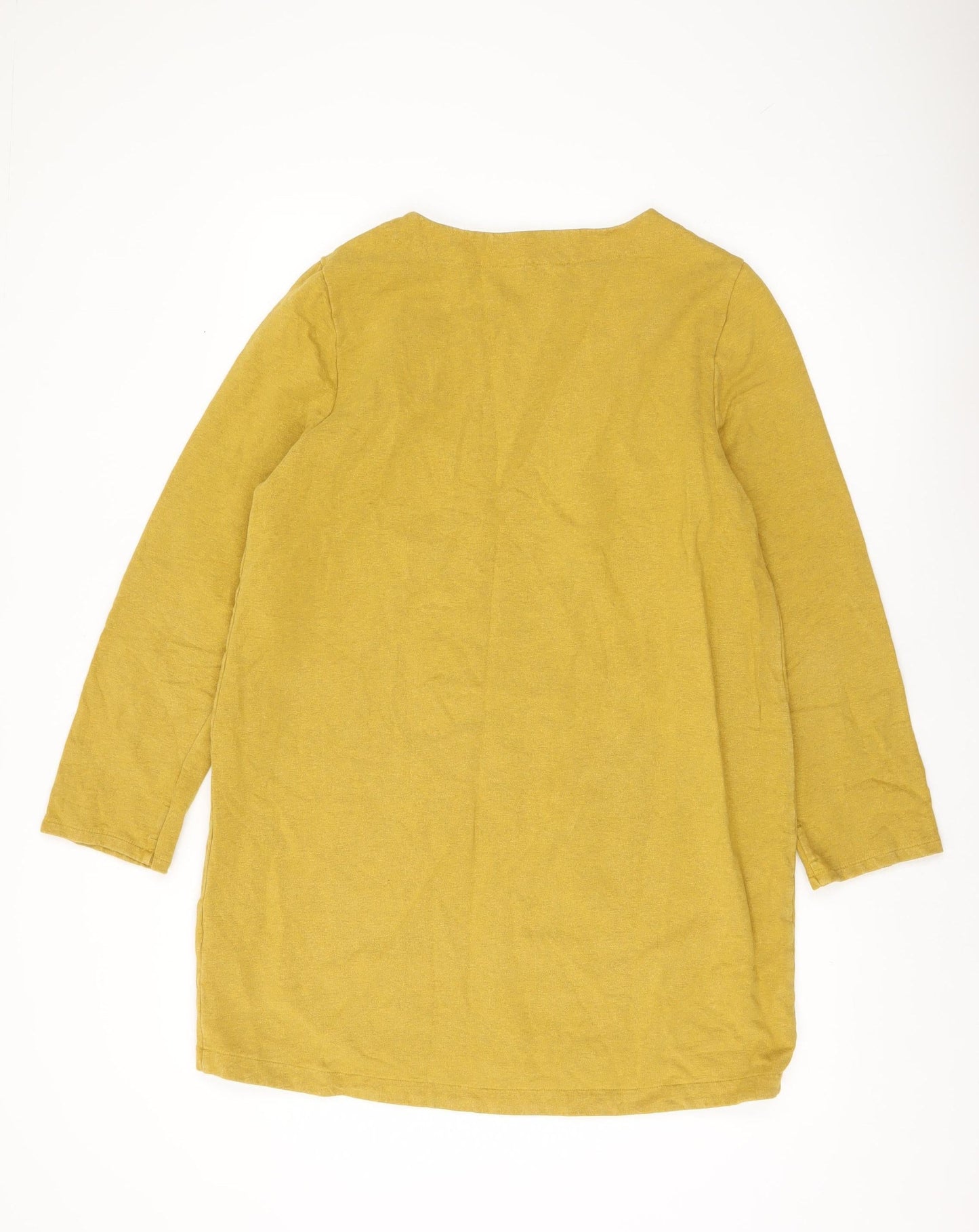 Seasalt Cornwall Womens Yellow Cotton Tunic Top Size 12