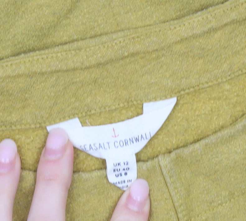 Seasalt Cornwall Womens Yellow Cotton Tunic Top Size 12