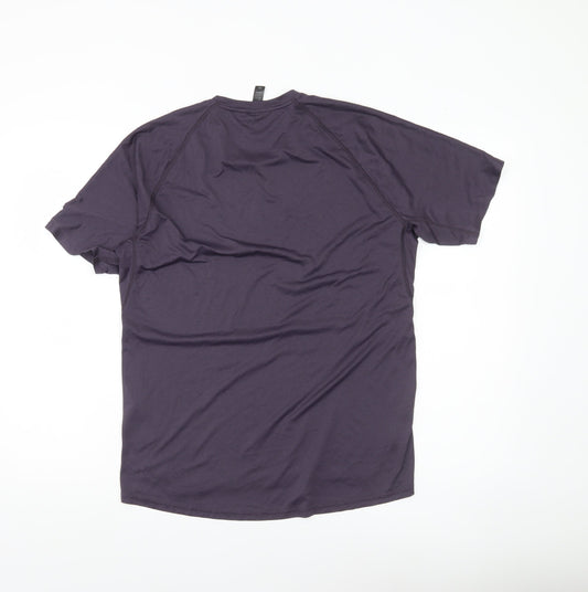 Adidas Men’s Purple Adizero Running T-Shirt M Lightweight Sports Tee