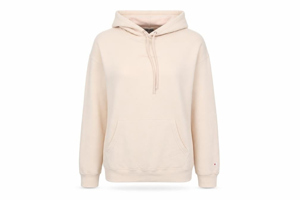 Womens UK L Regular Champion Beige Pullover Hoodie