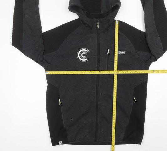 Regatta Mens Black XL Softshell Hooded Jacket Outdoor Hiking