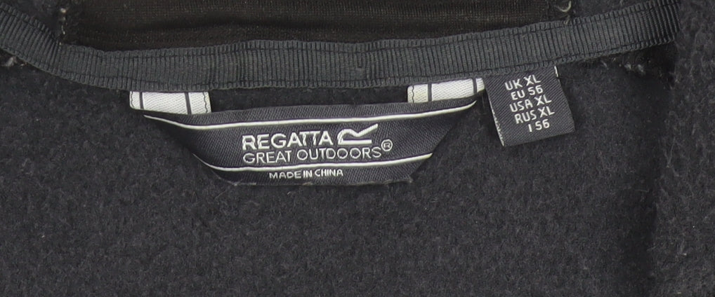 Regatta Mens Black XL Softshell Hooded Jacket Outdoor Hiking