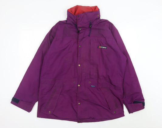 Berghaus Women's Purple Waterproof Parka Jacket Size 12