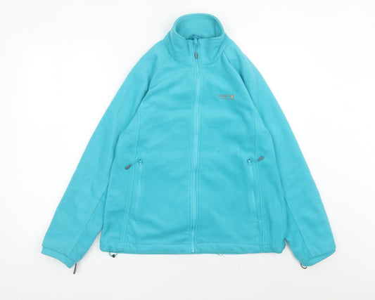Regatta Women's Blue Fleece Full Zip Jacket Size 14 Outdoor Casual