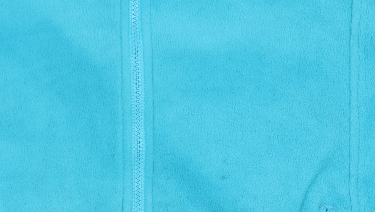 Regatta Women's Blue Fleece Full Zip Jacket Size 14 Outdoor Casual