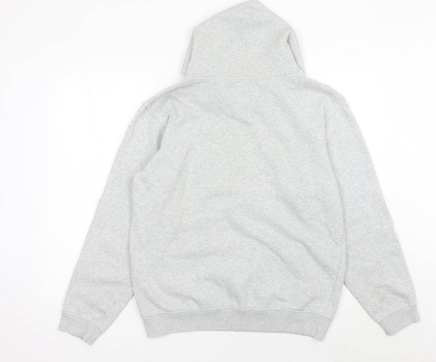 Hard Rock Cafe Men’s Grey Pullover Hoodie Mallorca L Fleece Logo