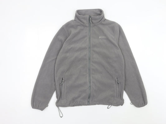 Mountain Warehouse Womens Grey Fleece Full Zip Jacket Size 12