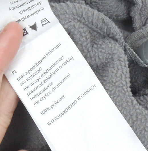 Mountain Warehouse Womens Grey Fleece Full Zip Jacket Size 12