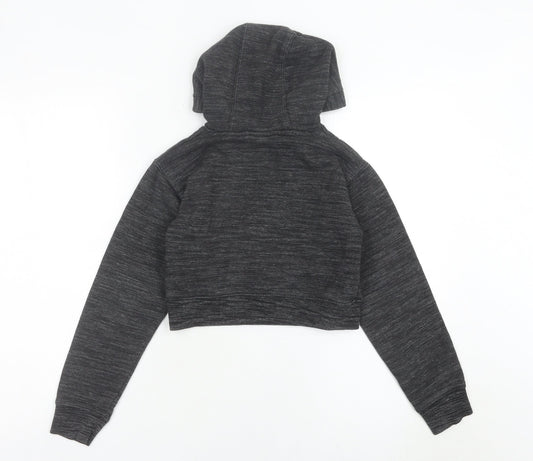 McKenzie Girls Grey Pullover Hoodie 8-10 Years Logo Hooded Sweatshirt