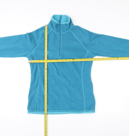 Mountain Warehouse Womens Blue Size 10 Fleece 1/2 Zip Outdoor Jacket