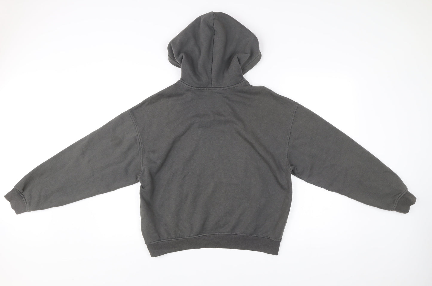 H&M Divided Women’s Grey Pullover Hoodie Size S Cotton Blend