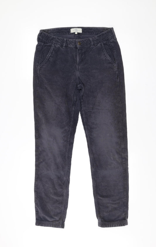 Fat Face Men’s Blue Corduroy Tapered Trousers Size S 30W 28L