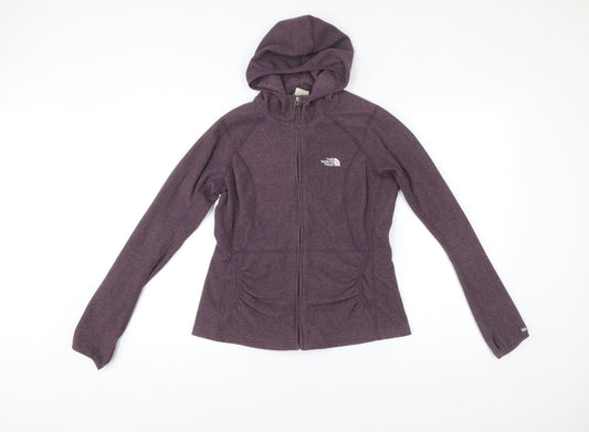 The North Face Womens Purple S Basic Fleece Hoodie Jacket