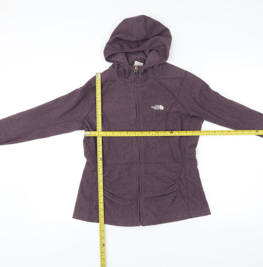 The North Face Womens Purple S Basic Fleece Hoodie Jacket
