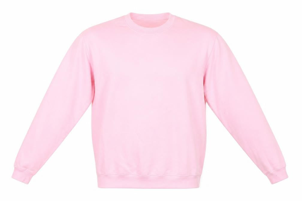 PRETTYLITTLETHING Mens Pink L Pullover Sweatshirt Crew Neck