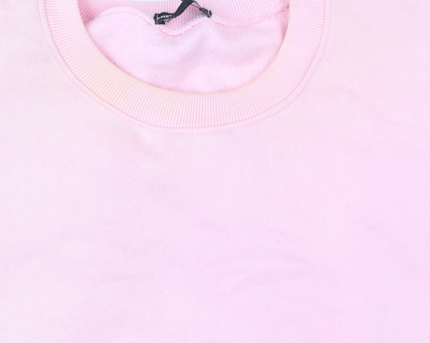 PrettyLittleThing Unisex Pink L Pullover Sweatshirt Crew Neck