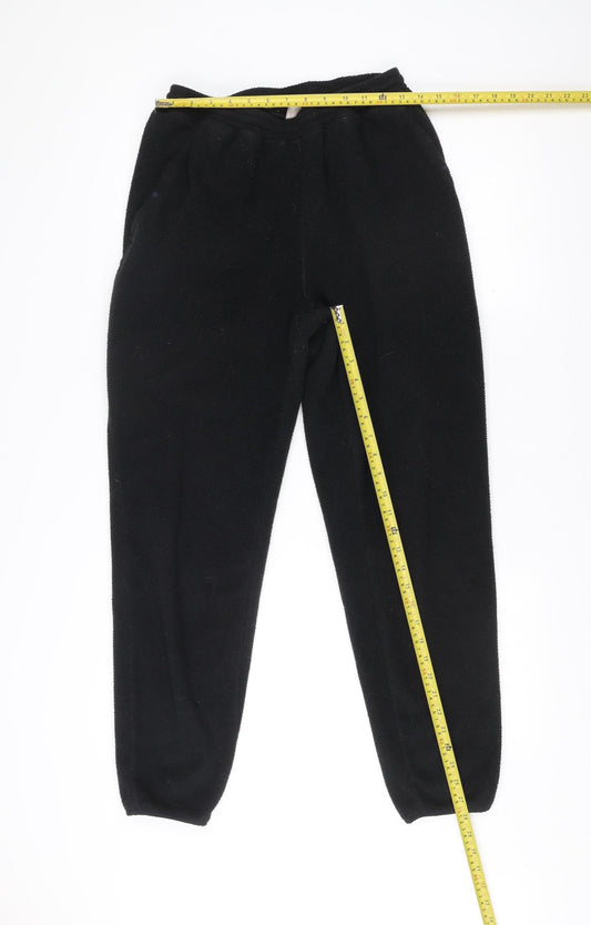 Patagonia Womens Black L Fleece Sweatpants Activewear Trousers