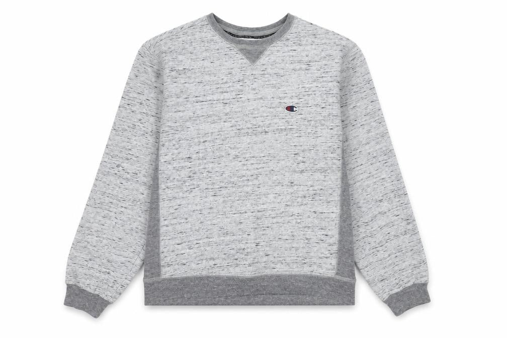 Unisex Adults UK M Regular Champion Grey Pullover Sweatshirt