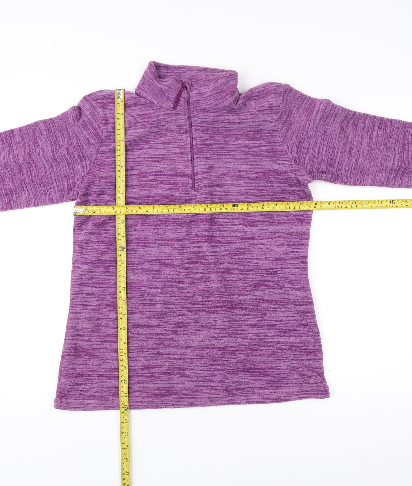 Mountain Warehouse Womens Purple Size 14 Fleece 1/4 Zip Jacket