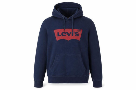 Mens UK S Regular Levi's Blue Pullover Hoodie