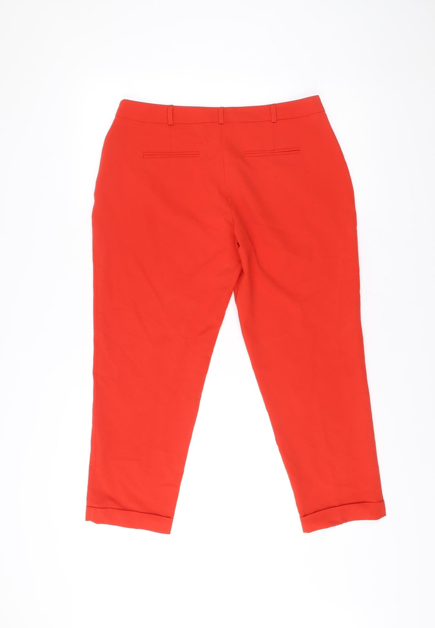 Dorothy Perkins Women’s Red Slim Fit Trousers UK 12 Workwear