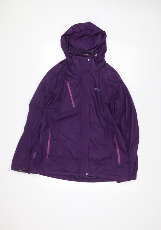Mountain Warehouse Women's Purple 3-in-1 Waterproof Jacket UK 14