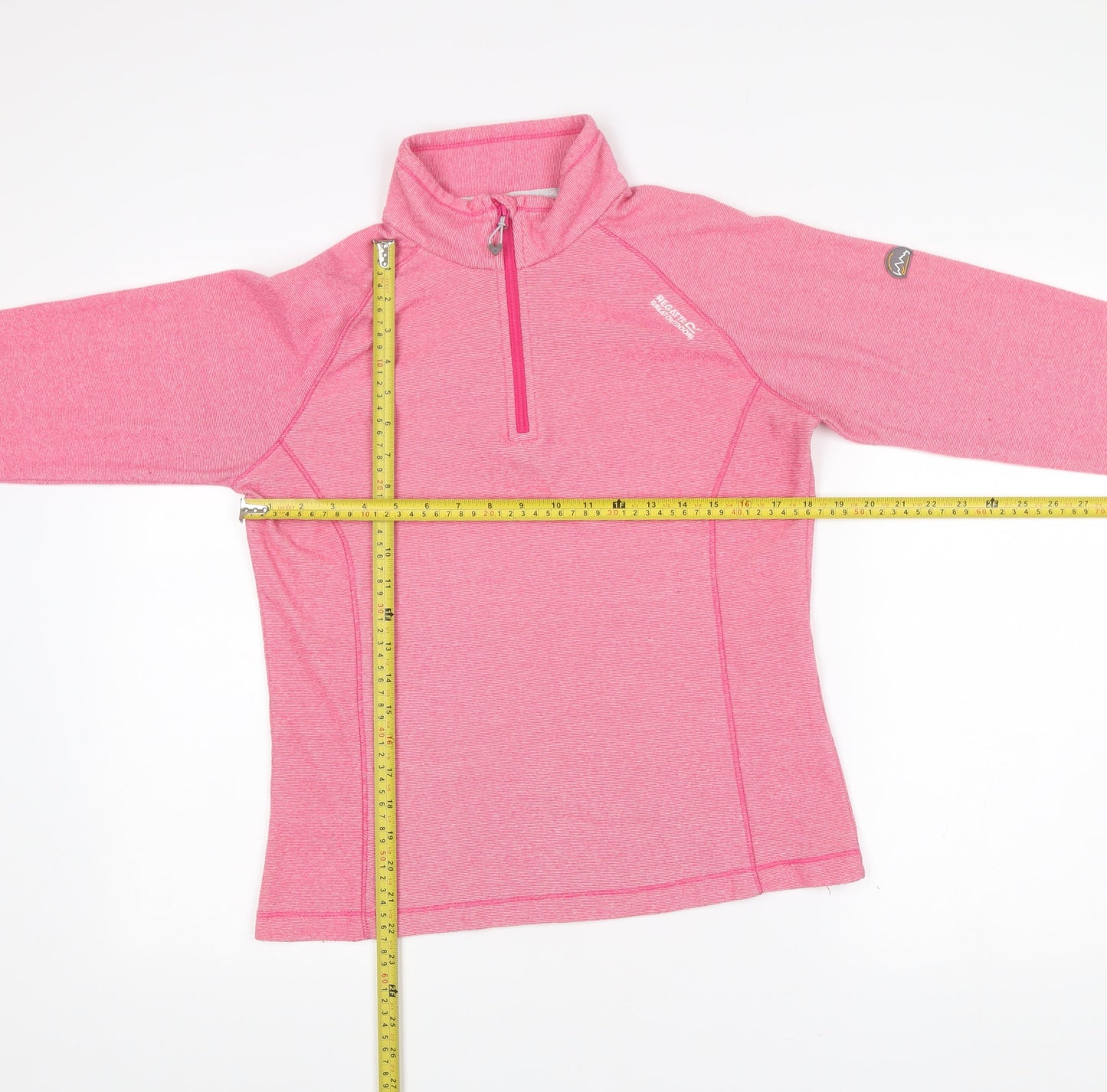 Regatta Womens Pink Size 10 Quarter Zip Lightweight Fleece Jacket