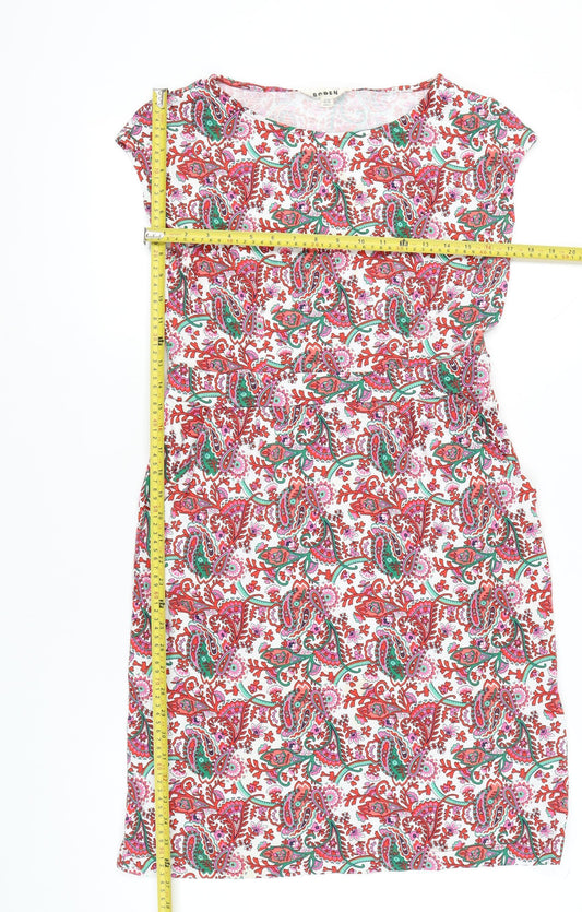 Boden Women’s Multicoloured Paisley Shift Dress UK 14