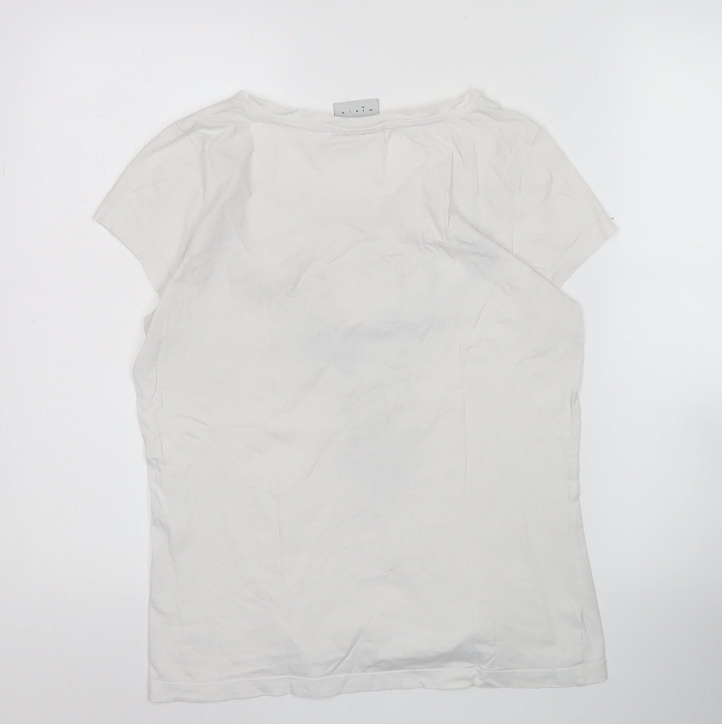 Vero Moda Women’s White Stag Print Cotton T-Shirt Size S