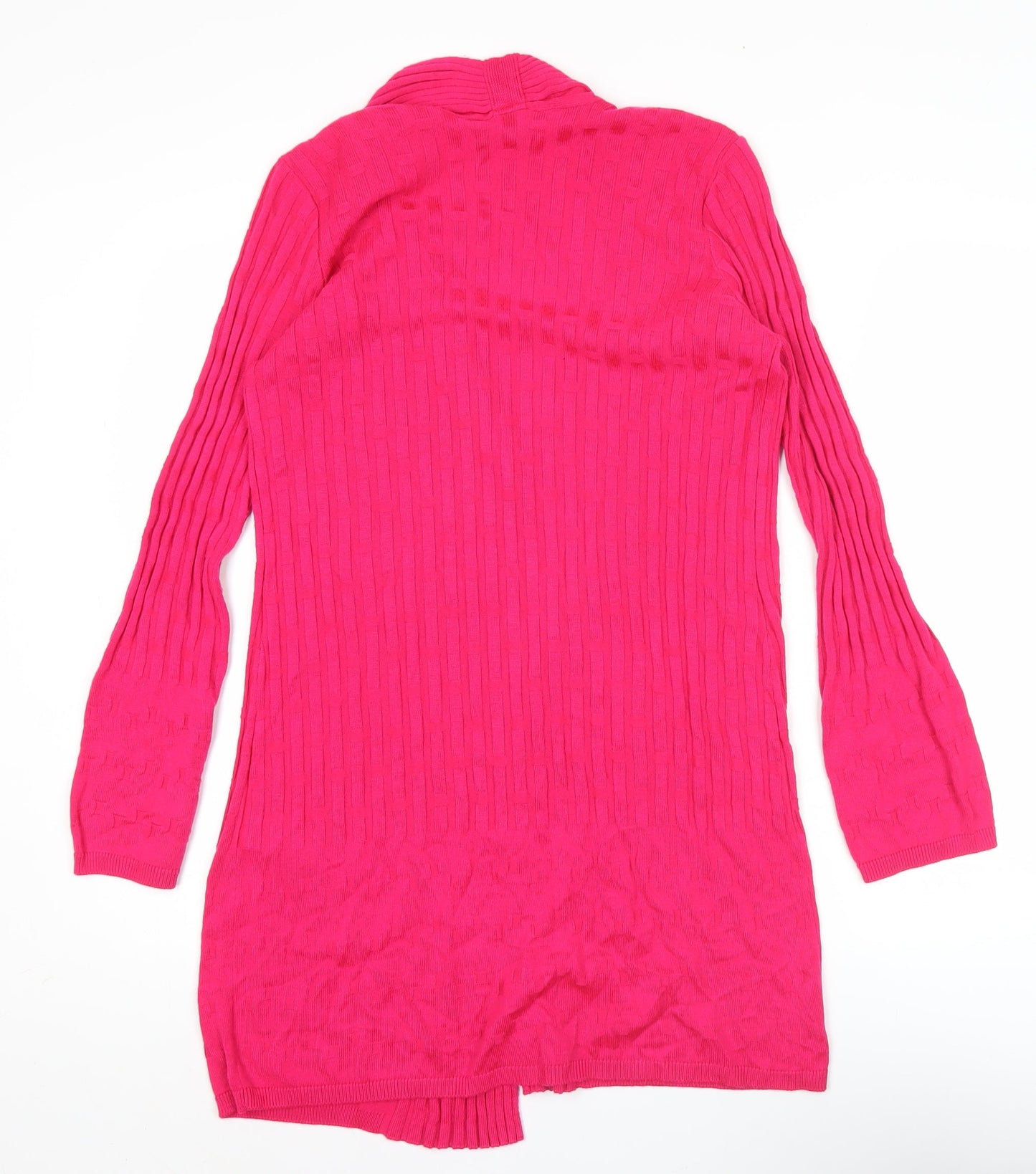 Marks and Spencer Women’s Pink Cardigan Size 12 Acrylic Viscose