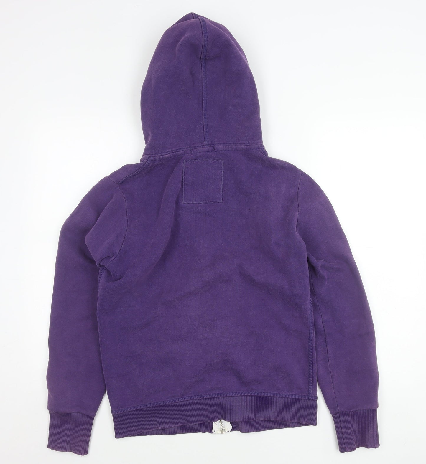 Superdry Women’s Purple Hooded Full Zip Jacket Size L Casual