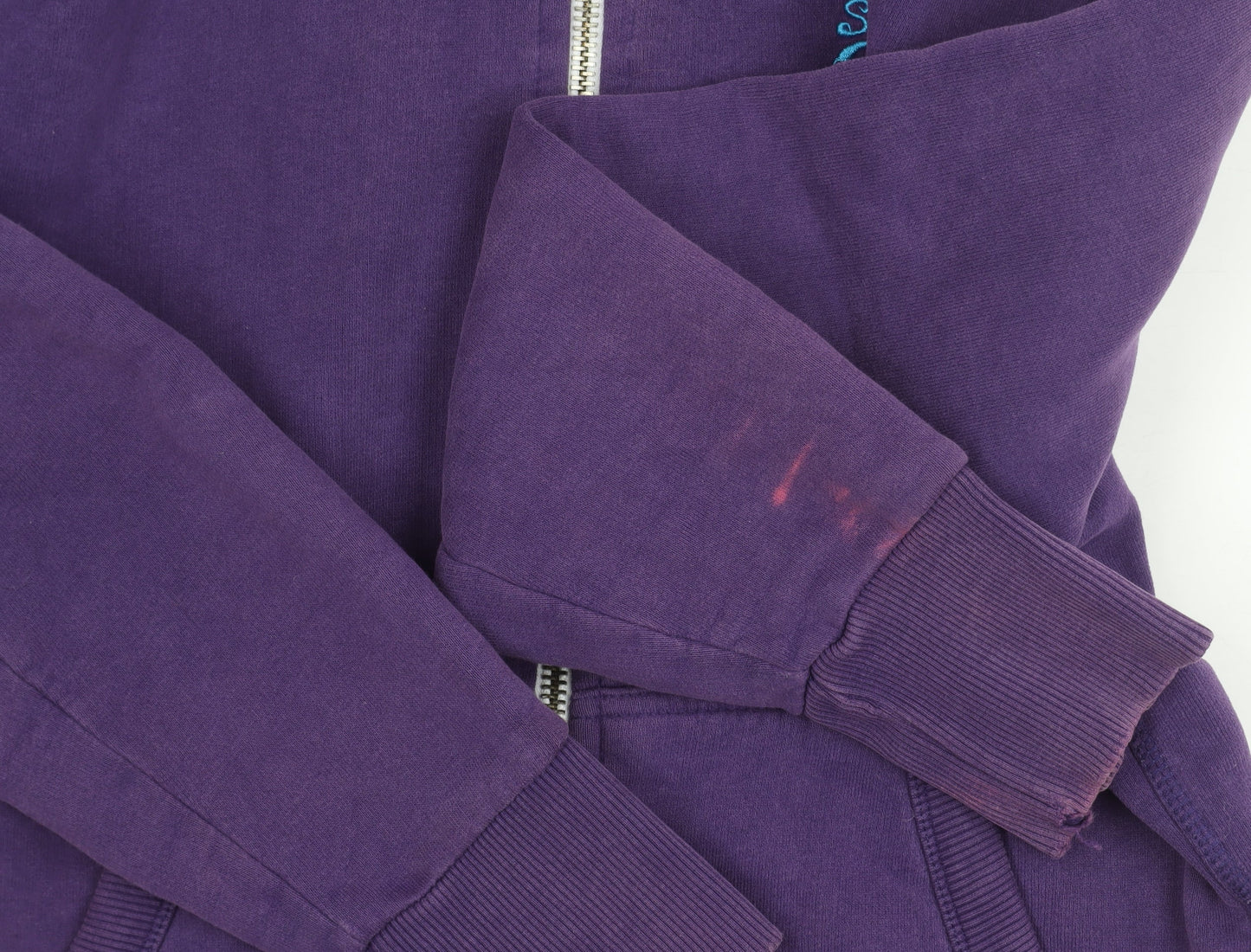 Superdry Women’s Purple Hooded Full Zip Jacket Size L Casual