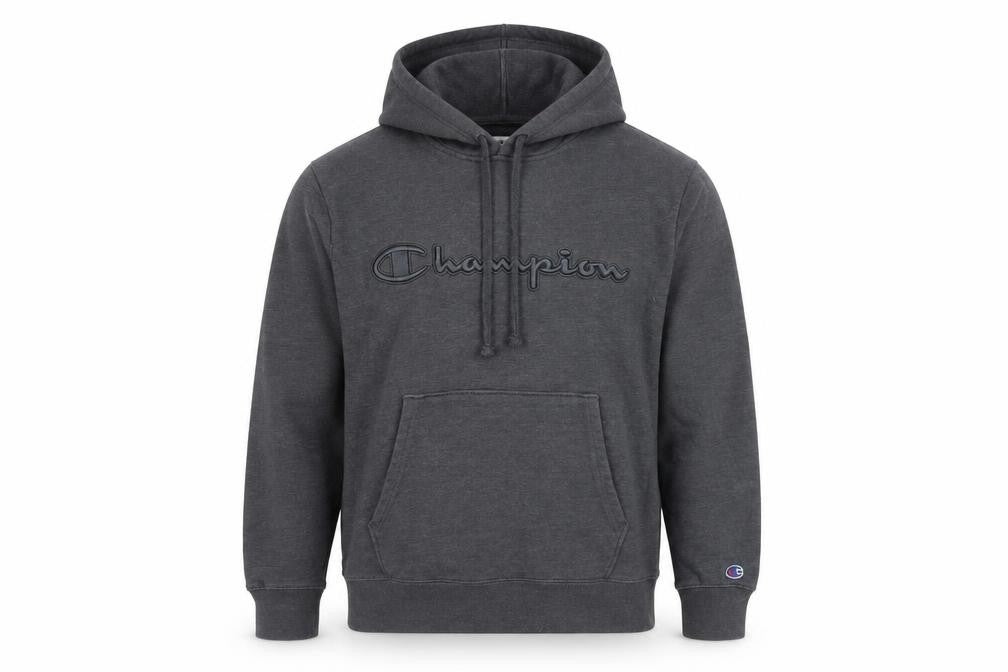 Mens UK S Regular Champion Grey Pullover Hoodie