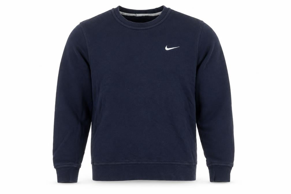Mens UK M Regular Nike Blue Pullover Sweatshirt