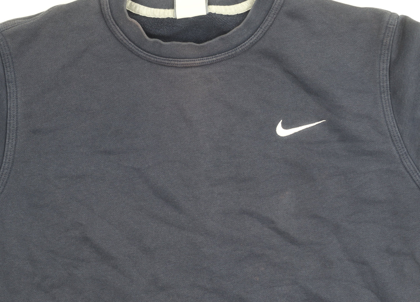 Nike Men's Blue M Pullover Crew Neck Sweatshirt Logo Sportswear