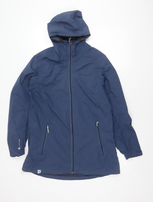 Regatta Men’s Blue Waterproof Hooded Rain Jacket Size L 42in