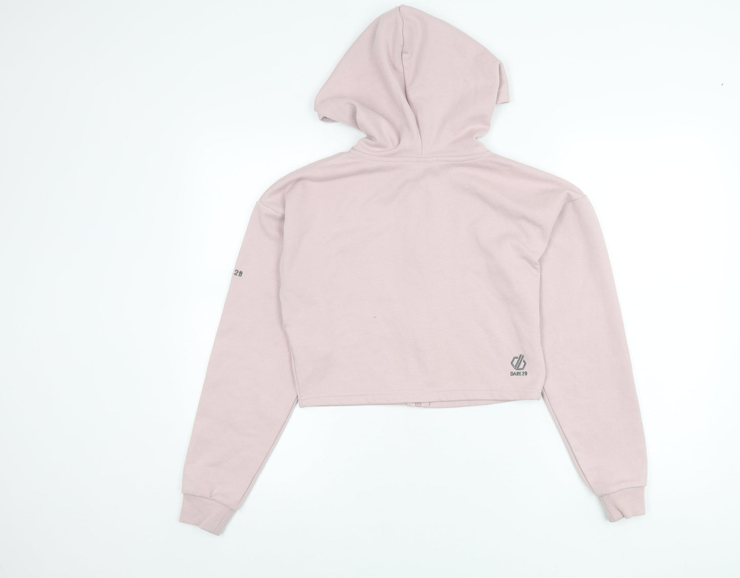 Dare 2B Womens Pink Full Zip Hoodie UK 6 Regular Fit Activewear