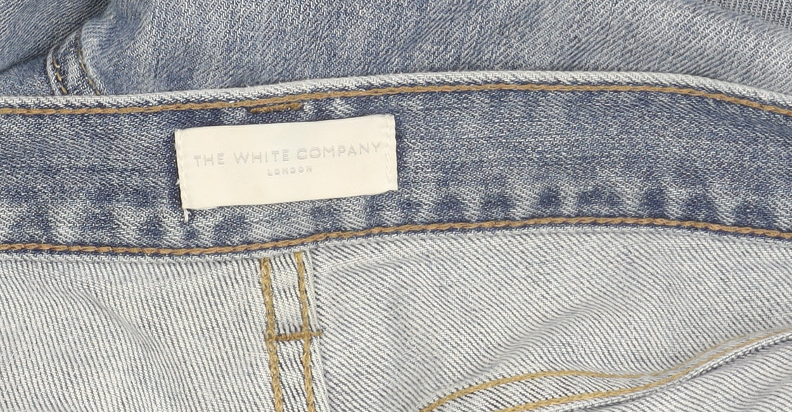 The White Company Womens Blue Skinny Slim Jeans Size 10