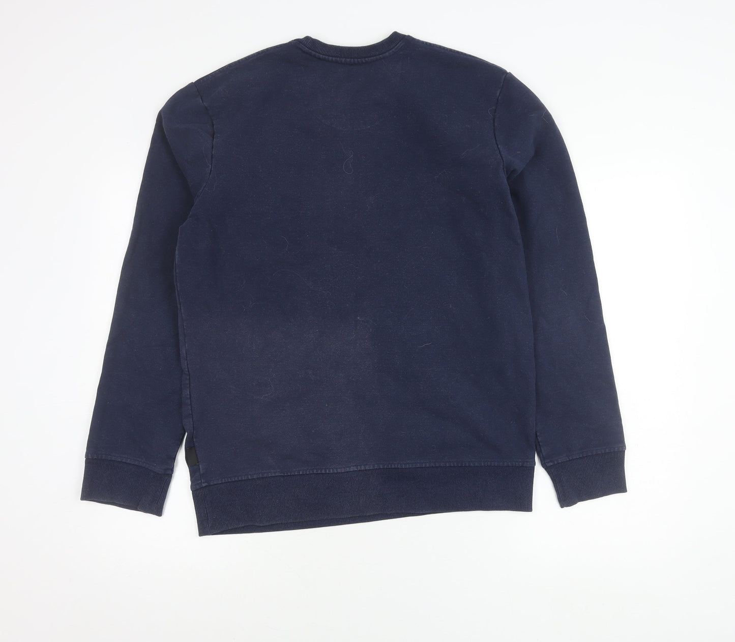 Patagonia Men's Blue Small Logo Pullover Sweatshirt Regular Fit