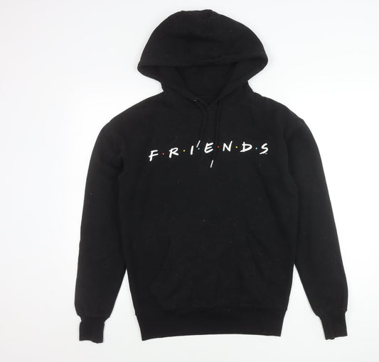 Primark Women’s Black Friends Hoodie S Pullover Casual TV Logo