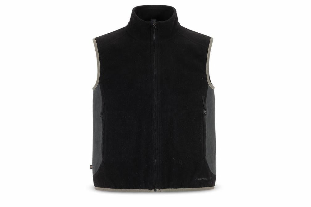 Mountain Life Womens Adults Black Fleece Waistcoat Bodywarmer Size 14