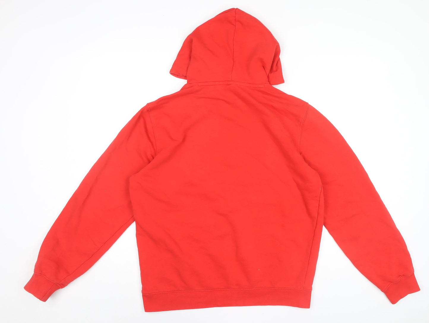 Champion Men’s Red Pullover Hoodie L Regular Fit Sportswear