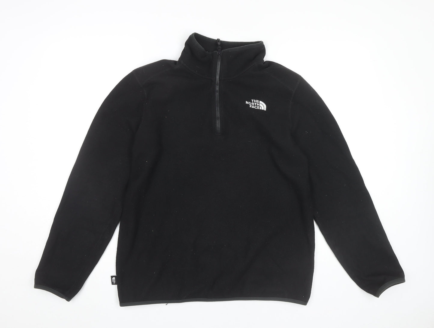 The North Face Mens Black M Fleece Pullover Sweatshirt 1/4 Zip
