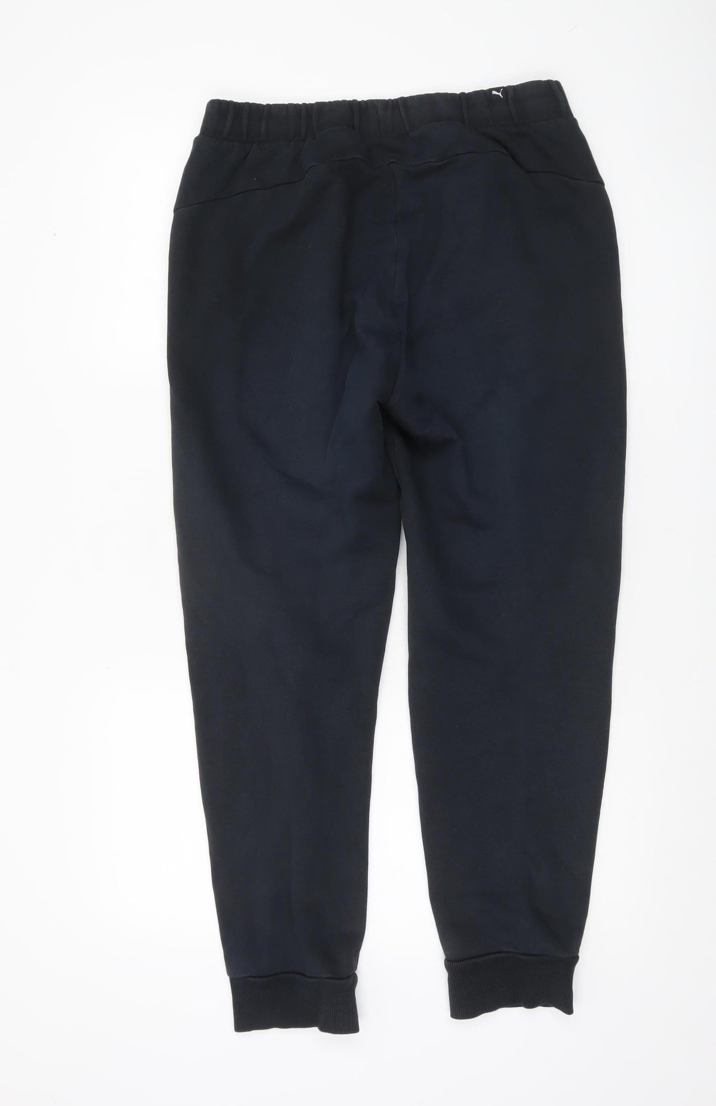 Puma Men’s Black Jogger Trousers M Elastic Waist Pockets