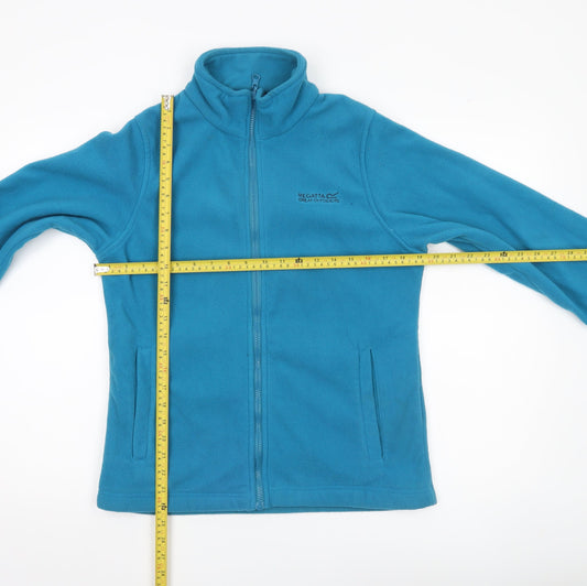 Regatta Womens Blue Fleece Full Zip Lightweight Jacket UK12