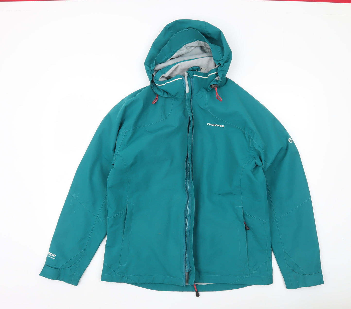 Craghoppers Women’s Green Waterproof Hooded Jacket UK 12
