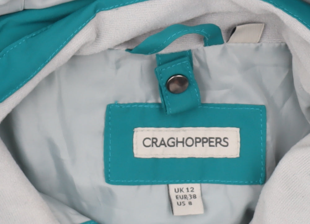 Craghoppers Women’s Green Waterproof Hooded Jacket UK 12