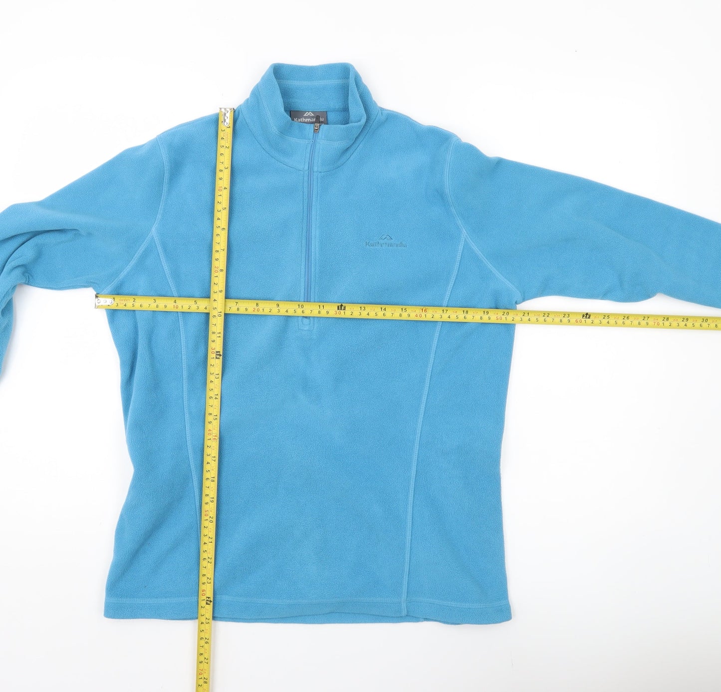 Kathmandu Women’s Blue Fleece Pullover Sweatshirt Size 12 Outdoor