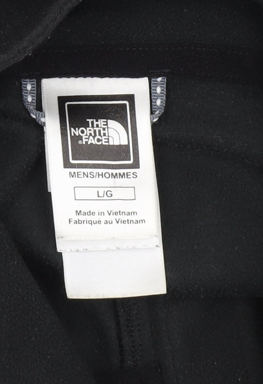 The North Face Men's Black Fleece Soft Shell Jacket Size L Regular