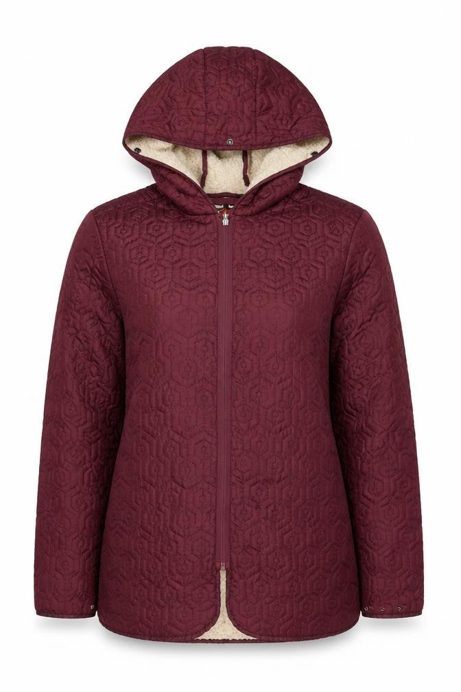 Womens UK Size L Regular Lee Cooper Red Cotton Blend Jacket